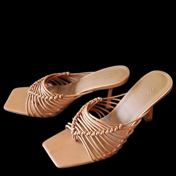 OSOS Design Tan Strappy Sandals - Picture 5 of 5